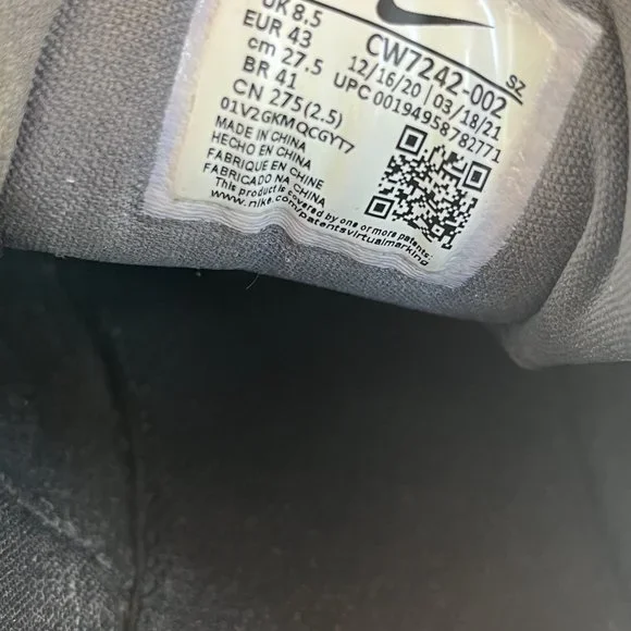 Nike Air Jordan Men's ADG 3 Dark Grey Green Glow Golf Shoes Size 9.5 - Picture 2 of 13